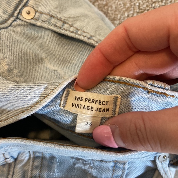 Madewell The Perfect Vintage Jean in Fitzgerald Wash, Size 26 - Picture 10 of 10